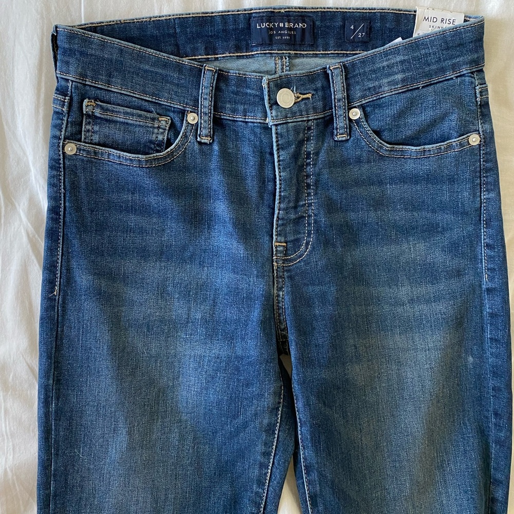 Lucky Brand Mid Rise Ava Skinny Jeans